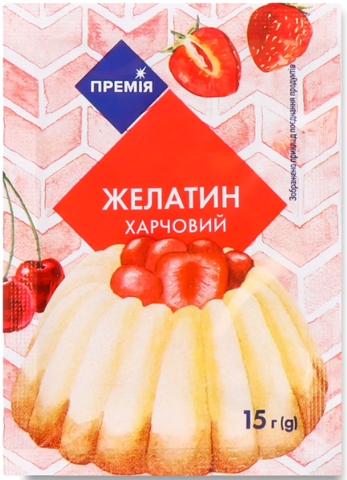 Желатин харчовий Премія, 15г